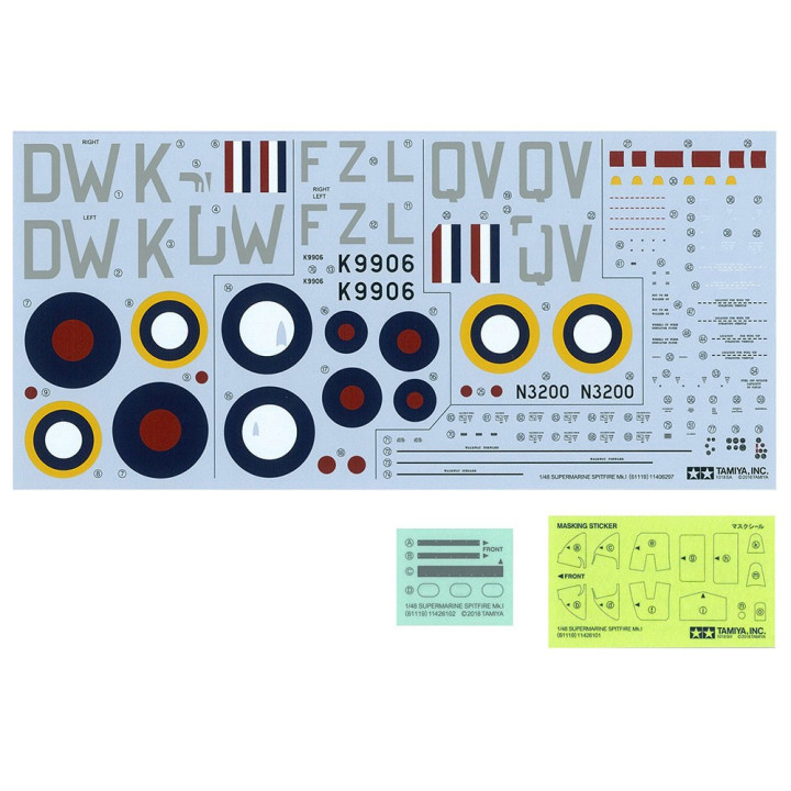 TAMIYA 1/48 SPITFIRE MK.I 61119