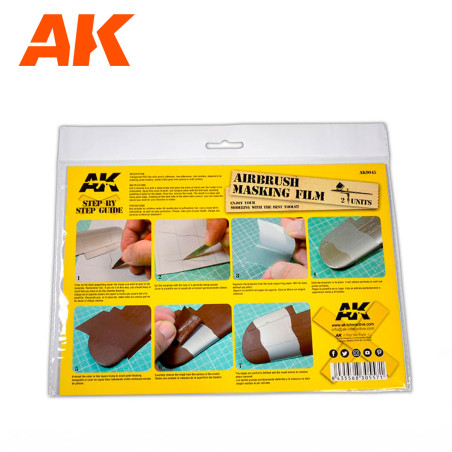 AK 9045 AIRBRUSHING MASKING FILM 2 x A4