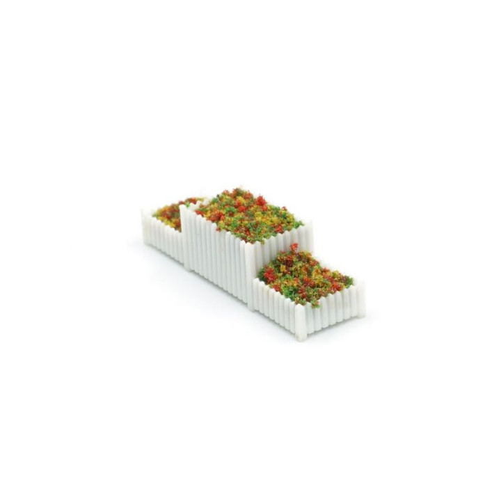 RS FLOWER WHITE 43*10*10 mm H0 / 1:87 (0317)