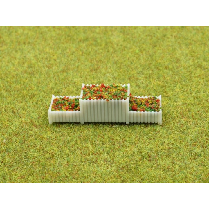 RS FLOWER WHITE 43*10*10 mm H0 / 1:87 (0317)