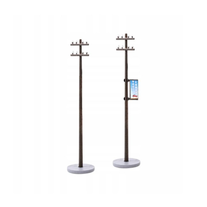 RS TELEGRAPHIC SHEETS / HIGH VOLTAGE 2 pieces H0 / 1:87 (0703)