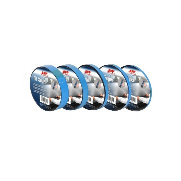 APP SECONDARY ADHESIVE TAPE 6mm*5mb TD SUPER (blue)