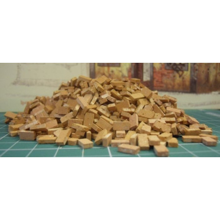 GYPSUM BRICK 1:32 / 1:35 BRIGHT TINTED - 100 pieces (35001)