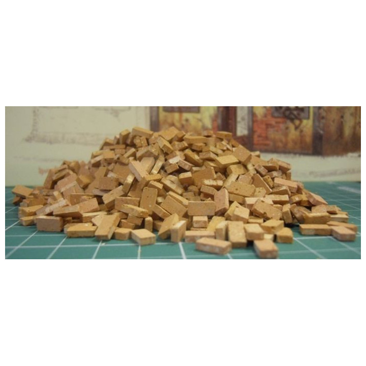 GYPSUM BRICK 1:32 / 1:35 BRIGHT - 100 kusů (35001)