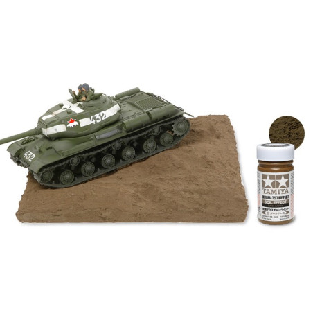 TAMIYA TEXTURNÍ BARVA - PŮDNÍ EFEKT.TMAVÁ ZEMĚ (87109)