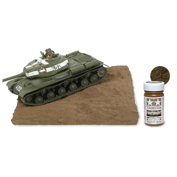TAMIYA TEXTURNÍ BARVA - PŮDNÍ EFEKT.TMAVÁ ZEMĚ (87109)