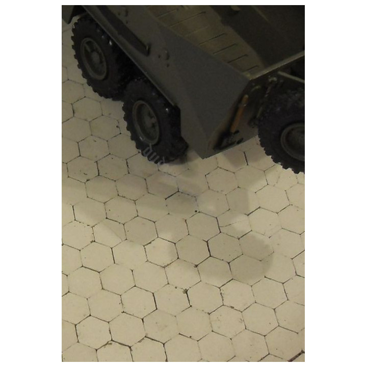 Sidewalk TRILINE 1:32 / 1:35 gray uncolored 70 pieces (35014)