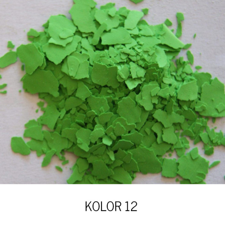 PŁATKI DEKORACYJNE - zielone (12) - 30g