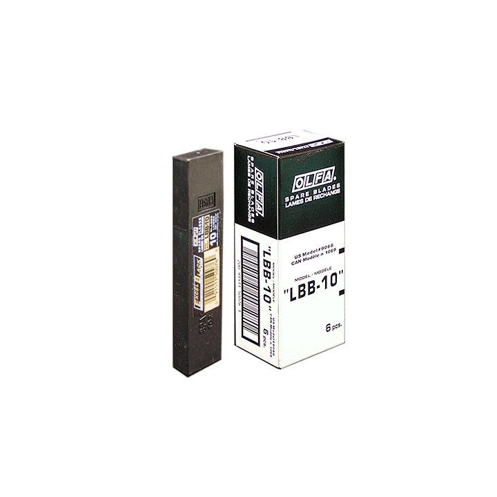 OLFA EXCHANGEABLE SHARPS 18 mm BLACK (LBB-10)