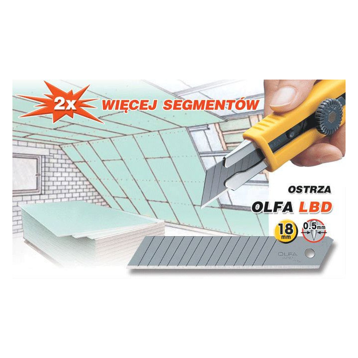 OLFA EXCHANGEABLE SHARPS 18 mm (LBD-10)