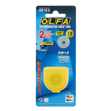 OLFA RTY-4 CIRCULAR KNIFE BLADES (RB18-2)