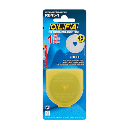 OLFA RTY-2G / 45C CIRCULAR KNIFE BLADES (RB45-1)