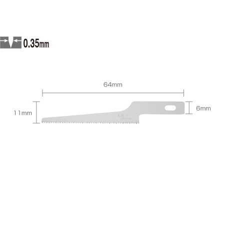 ČEPELE SKALPELU OLFA AK-1/AK4 NARROW BALL (KB4-NS/3)