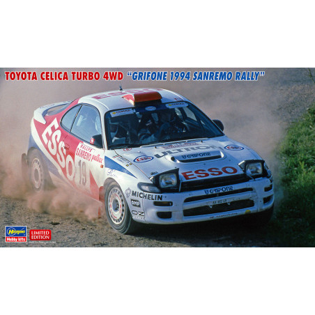 HASEGAWA 1/24 TOYOTA CELICA TURBO 4WD    "GRIFONE 1994 SAN REMO RALLY" (20466)