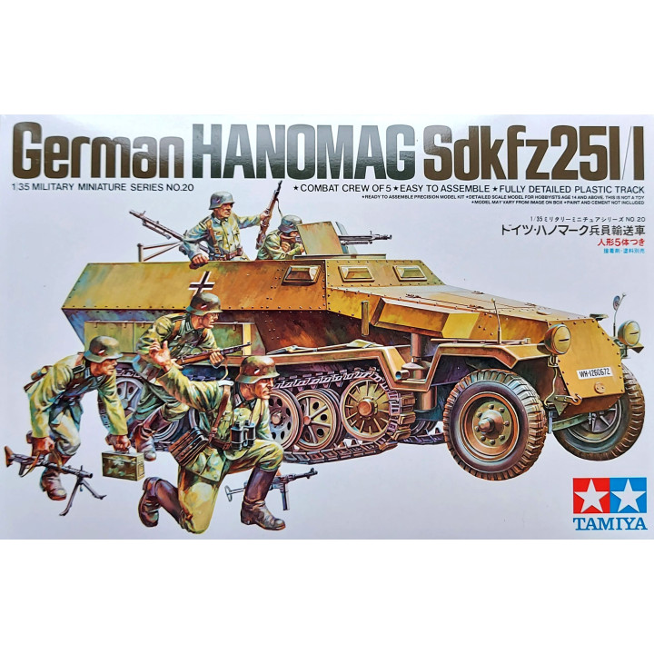 TAMIYA 1/35 GERMAN HANOMAG Sdkfz 251/1 (35020)