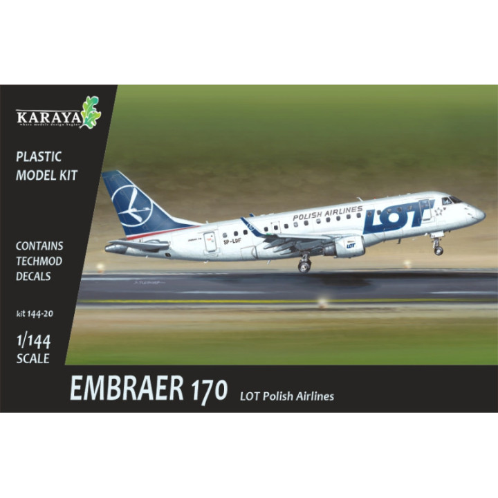 KARAYA 1/144 EMBRAER 170 LOT Polské Arlines (144-20)
