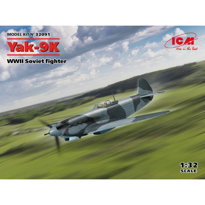 ICM 1/32 sovětský stíhací letoun YAK-9K z druhé světové války (32091)