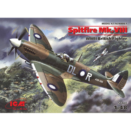 ICM 1/48 SPITFIRE MK.VIII WWII British   Fighter (48067)