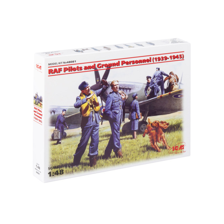 ICM 1/48 PILOTS AND GROUND PERSONNEL (48081)