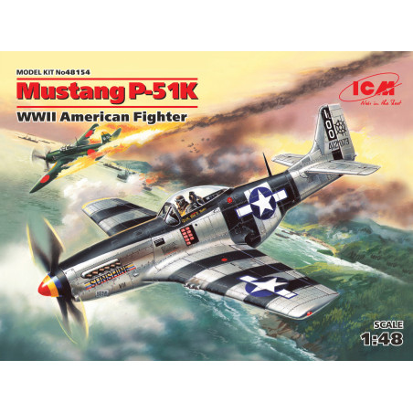 ICM 1/48 MUSTANG P-51K WWII American     Fighter (48154)