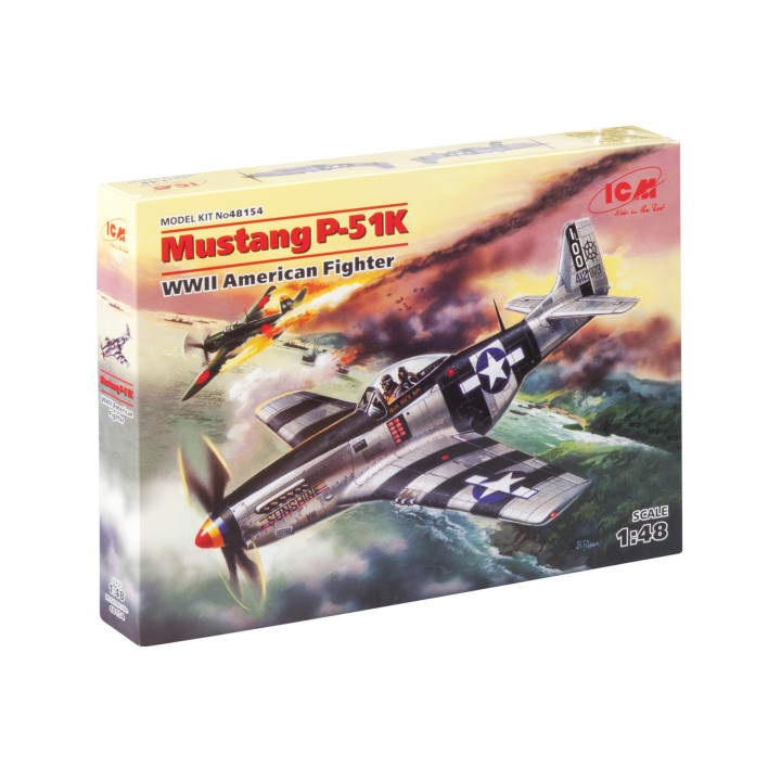 ICM 1/48 MUSTANG P-51K AMERICKÁ STÍHAČKA (48154)