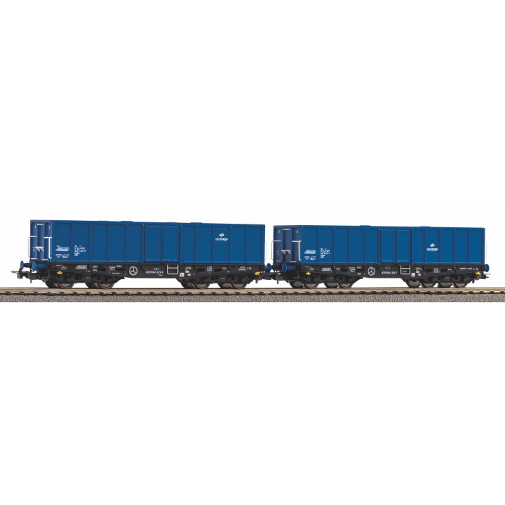 PIKO 58260 GOODS WAGON 401 Zk PKP CARGO VI ( 2 wagons )
