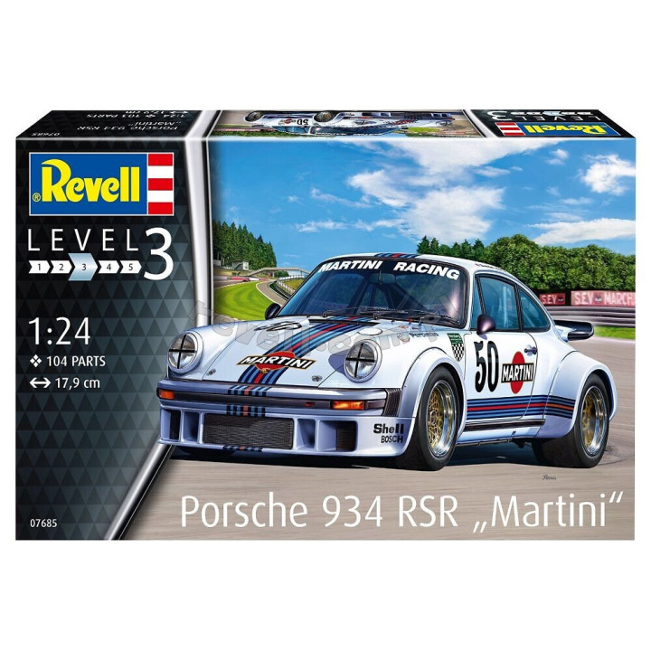 REVELL 1/24 PORSCHE 934 RSR "MARTINI" (07685)