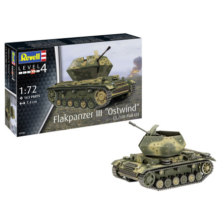 REVELL 1/72 SHERMAN M4A1 03290