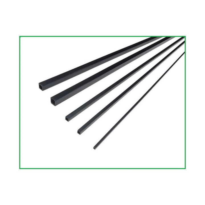 HM RURKA WĘGLOWA 3/3*330 mm (206) kwadrat / otwór okrągły 2 mm