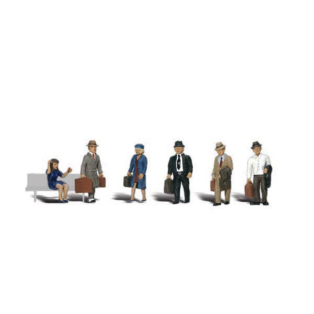 WOODLAND WA1840 H0 TRAVEL FIGURES