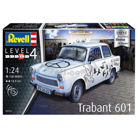 REVELL 1/24 TRABANT 601 BUILDERS CHOICE (07713)
