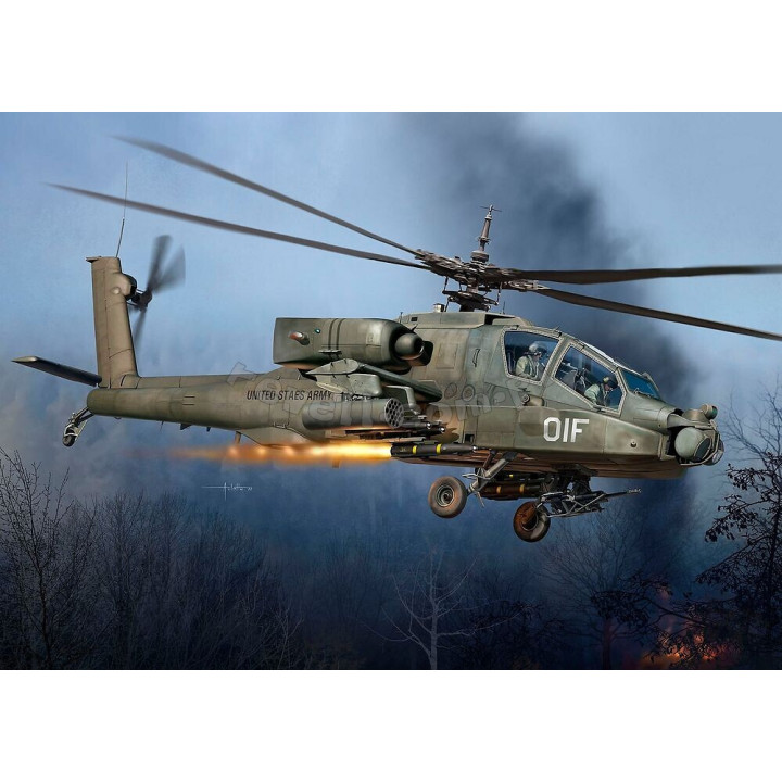 REVELL 1/72 AH-64A APACHE (03824)