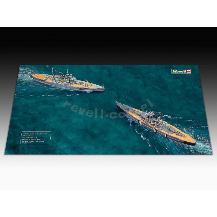 REVELL 1/1200 FIRST DIORAMA SET BISMARCK BATTLE (05668)