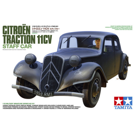 TAMIYA 1/35 CITROEN TRACTION 11CV - SLUŽEBNÍ VŮZ (35301)