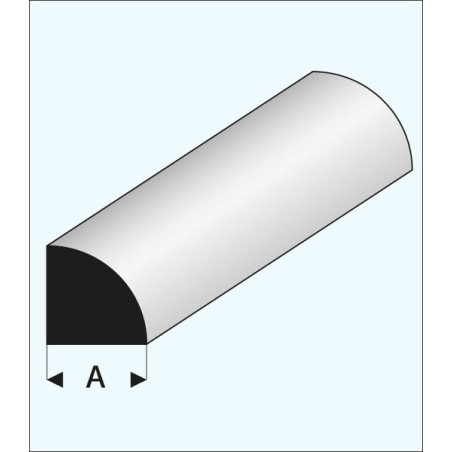 HM ĆWIERĆWAŁEK PLASTIKOWY 3,5*330 mm (132) MAQUETT
