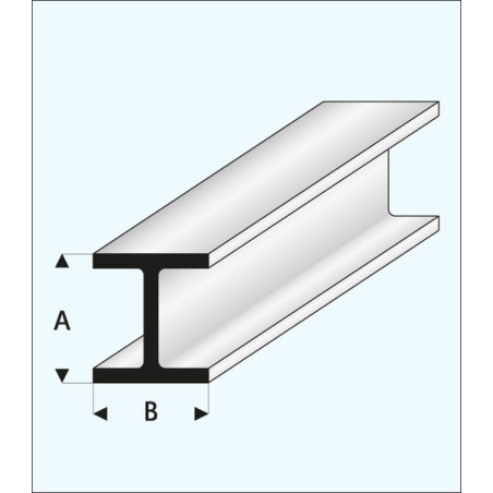HM PLASTIC TWO-WAY 4.5*4.5*330 mm (177) MAQUETT
