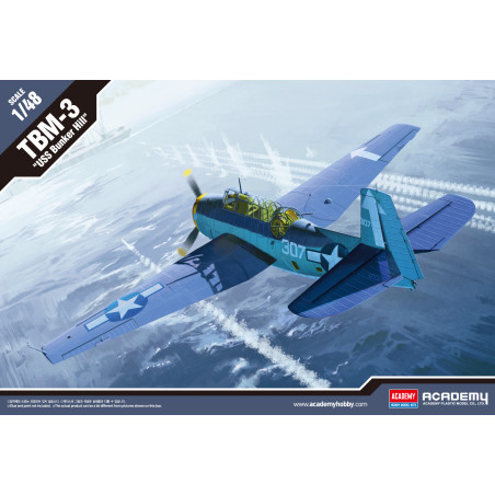 ACADEMY 1/48 TBM-3 "USS BUNKER HILL" (12285)