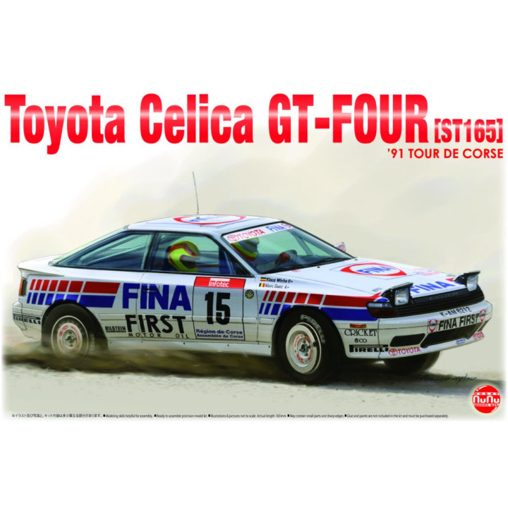 NUNU 1/24 TOYOTA CELICA GT-FOUR (ST165)  "91 TOUR DE CORSE (24015)