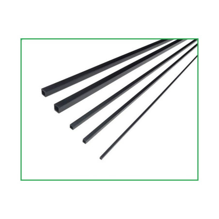 HM UHLÍKOVÁ TRUBKA 4/4*330 mm (208) čtvercová / 3 mm čtvercový otvor