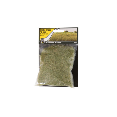 WOODLAND WFS627 STATIC GRAIN 12mm BRIGHT GREEN