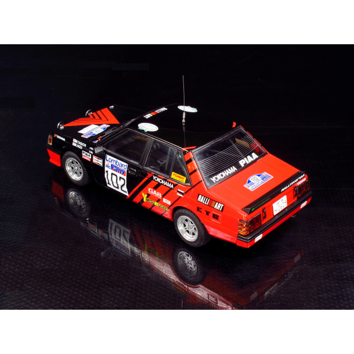 BEEMAX 1/24 MITSUBISHI LANCER TURBO 84 RAC (24022)