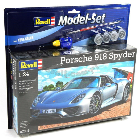 REVELL 1/24 PORSCHE 918 SPYDER MODEL SET 67026