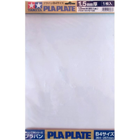 TAMIYA PLA-PLATE ARKUSZ BIAŁEGO POLISTYRENU B4 1,5mm (70175)