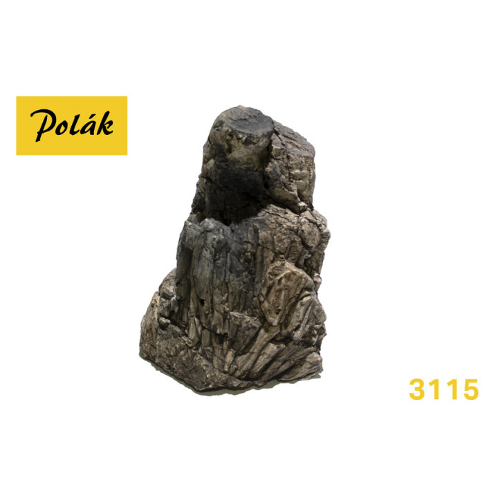 POLAK 3115 rock - cast bronze / 70 x 70 x 100 mm