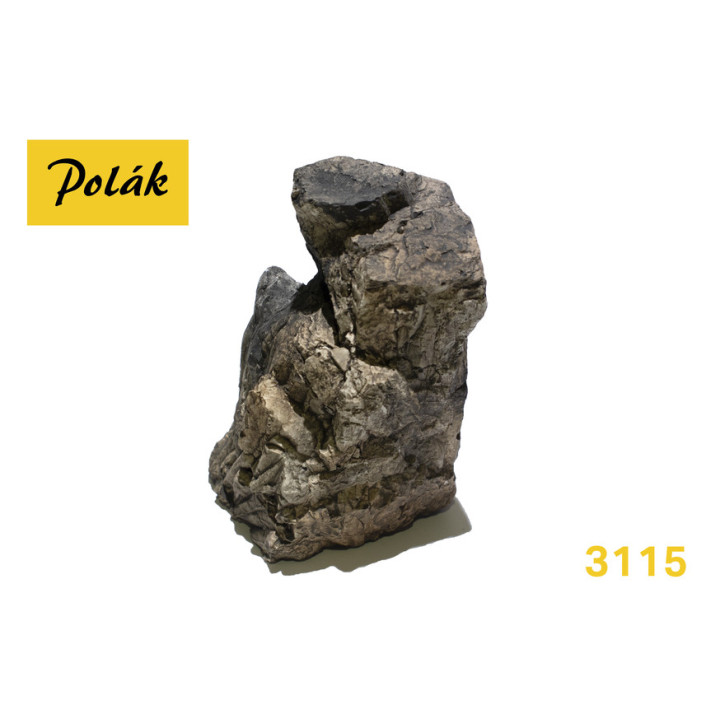 POLAK 3115 rock - cast bronze / 70 x 70 x 100 mm