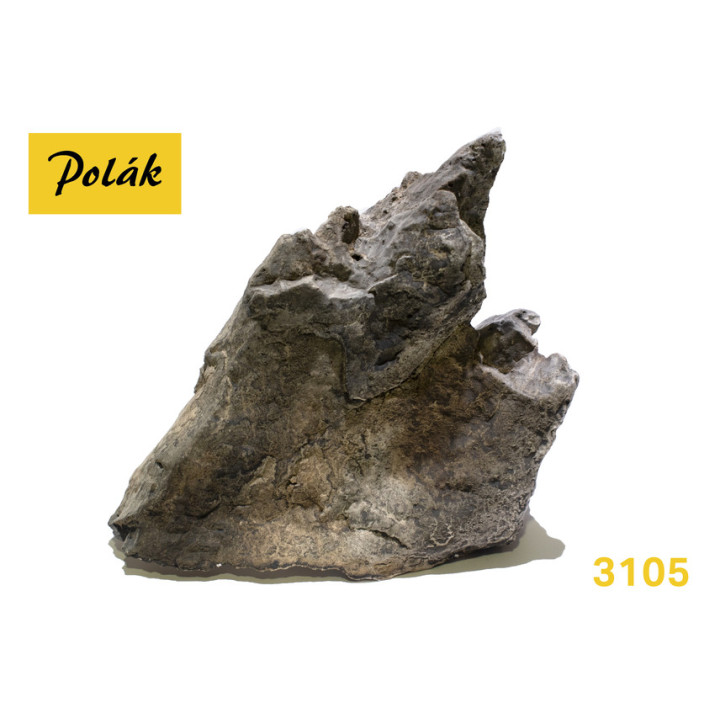 POLAK 3105 SKAŁA - ODLEW ODCIE GRAROBRĄZOWY / 85 x 105 x 105 mm