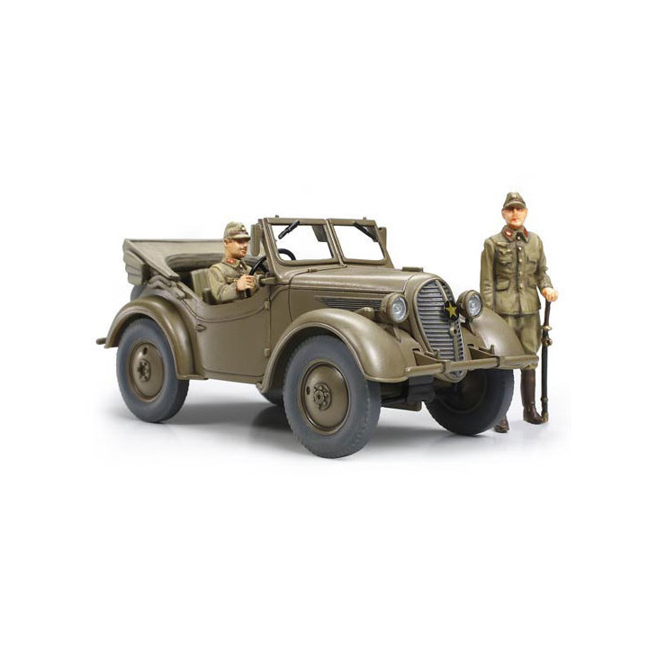 TAMIYA 1/48 KAWASAKI Ki-61-Id HIEN (TONY) & 4x4 LIGHT VEHICLE KUROGANE SET (25203)
