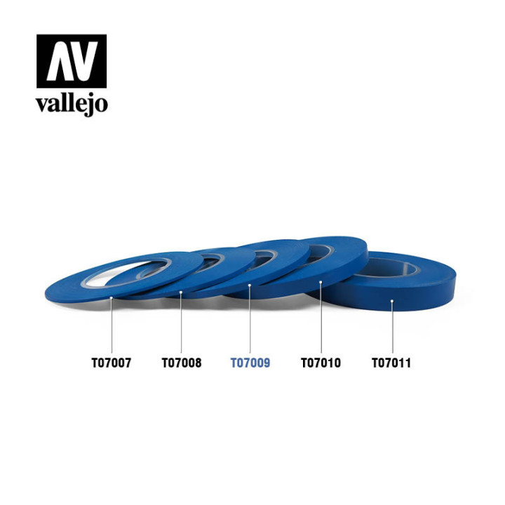 VALLEJO T07009 ELASTYCZNA TAŚMA          MASKUJĄCA 3mm / 18mb ( 2 sztuki )