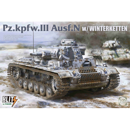 TAKOM 1/35 Pz.Kpfw. III AUSF.N           W/WINTERKETTEN (8011)