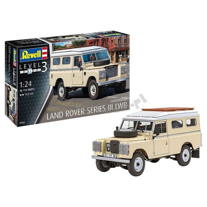 REVELL 1/24 LAND ROVER SERIES III LWB (07056)